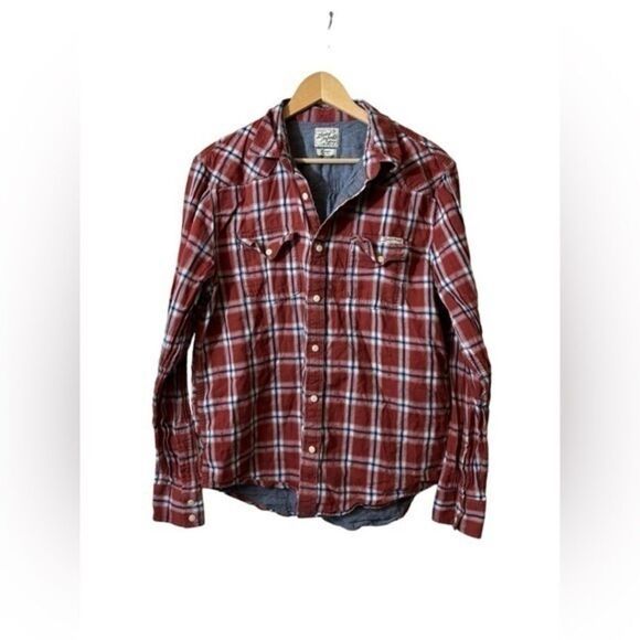 LUCKY BRAND button up shirt western large - Picture 1 of 4
